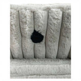 Bliss Small Corduroy Sectional Sleeper with Storage Chaise and USB Charging