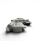 Zakary 6-piece Fabric Power Reclining Sectional with Power Headrests – Gilman Creek Furniture