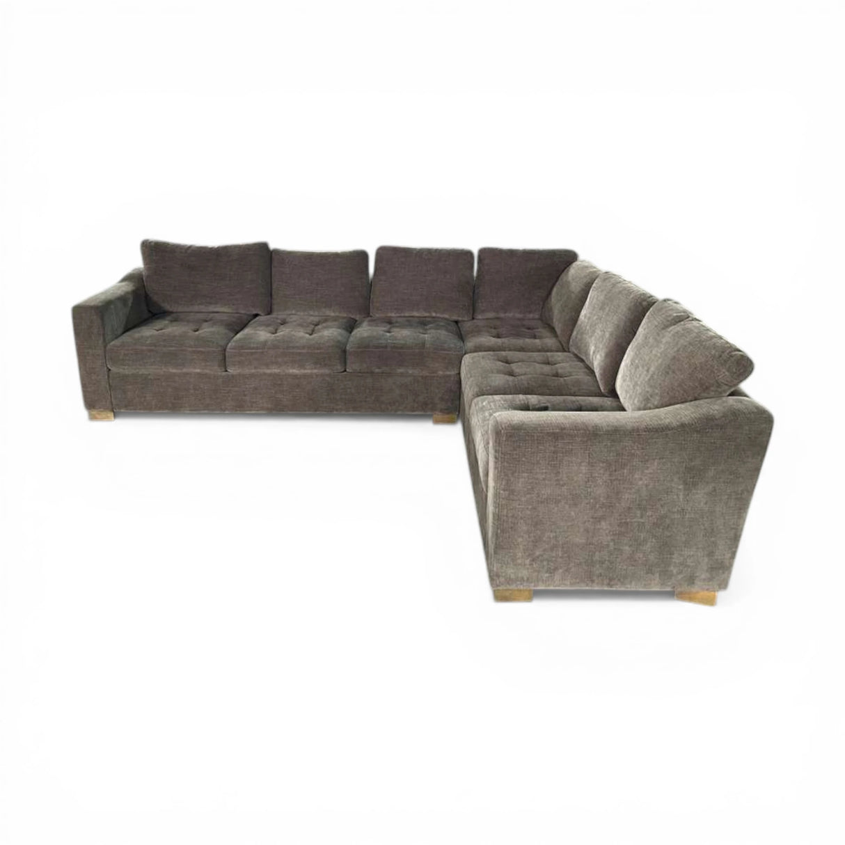 Thomasville Ellsford 2-piece Fabric Sectional, Brown