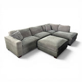 Bainbridge Fabric Sectional with Ottoman