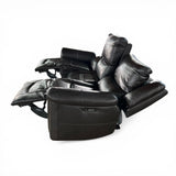 Alba Leather Power Reclining Sofa with Power Headrests