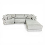 Aiden & Ivy Furniture Dayna 4-Piece Fabric Modular Sectional