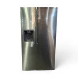LG 27 cu. ft. Side-by-Side Standard Depth Slim In Door Ice and Water Dispenser in PrintProof Stainless Steel