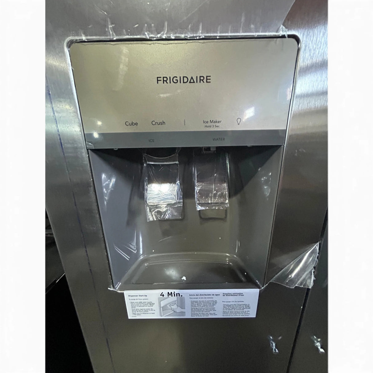 Frigidaire 36.1 in. 22.3 cu. ft. Counter Depth Side-by-Side Refrigerator in Stainless Steel