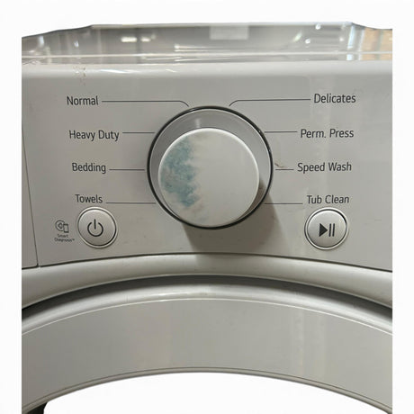 LG 4.5 Cu. Ft. Stackable Front Load Washer in White with Coldwash Technology
