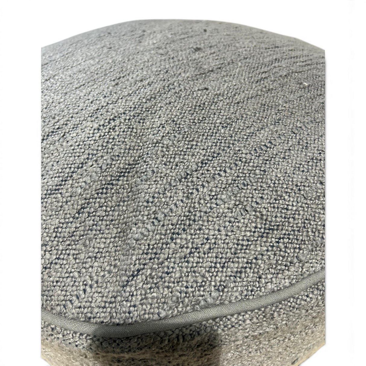 Boucle Round Pouf by Brentwood Originals