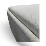 Henredon Sona Fabric Storage Ottoman with Reversible Wood Tray Tops