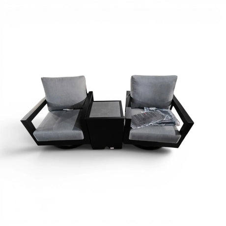 Henredon Trego 5-piece Fire Outdoor Patio Seating Set