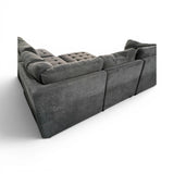 Thomasville Tisdale Fabric Sectional with Storage Ottoman