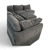 Thomasville Tisdale Fabric Sectional with Storage Ottoman