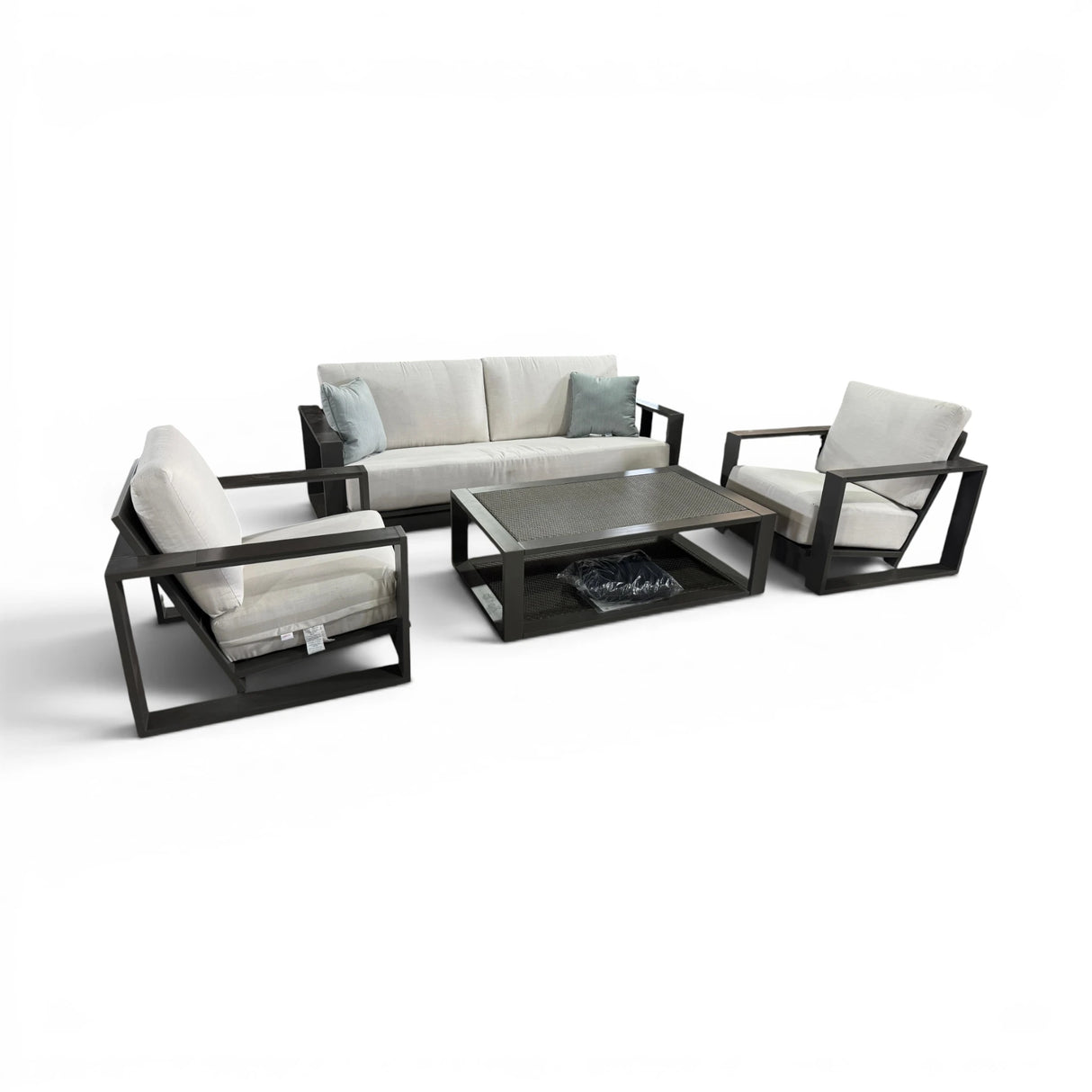Veranda Classics Milan 4-piece Deep Outdoor Patio Seating Set