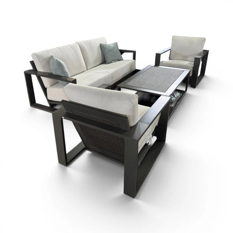 Veranda Classics Milan 4-piece Deep Outdoor Patio Seating Set