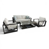 Henredon Annalise 4-piece Outdoor Patio Seating Set