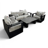 SunVilla Aldous 4-piece Outdoor Patio Conversation Set with Sunbrella® Cushions