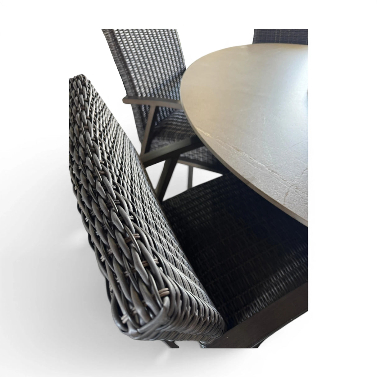 SunVilla Sarasota 7-piece Fire Outdoor Patio Dining Set