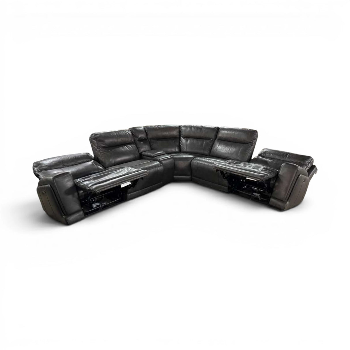 Gilman Creek Leather Power Reclining Sectional