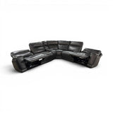 Gilman Creek Leather Power Reclining Sectional