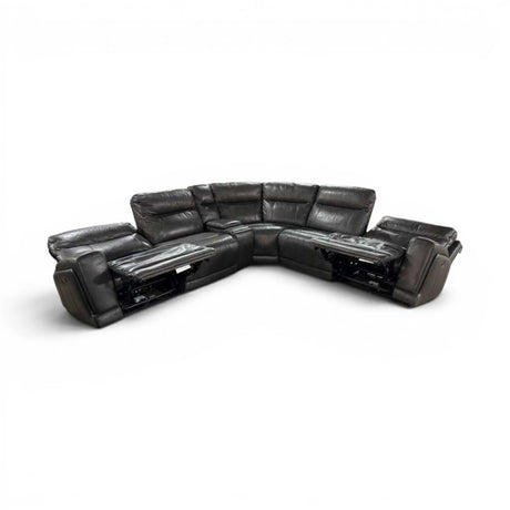 Gilman Creek Leather Power Reclining Sectional