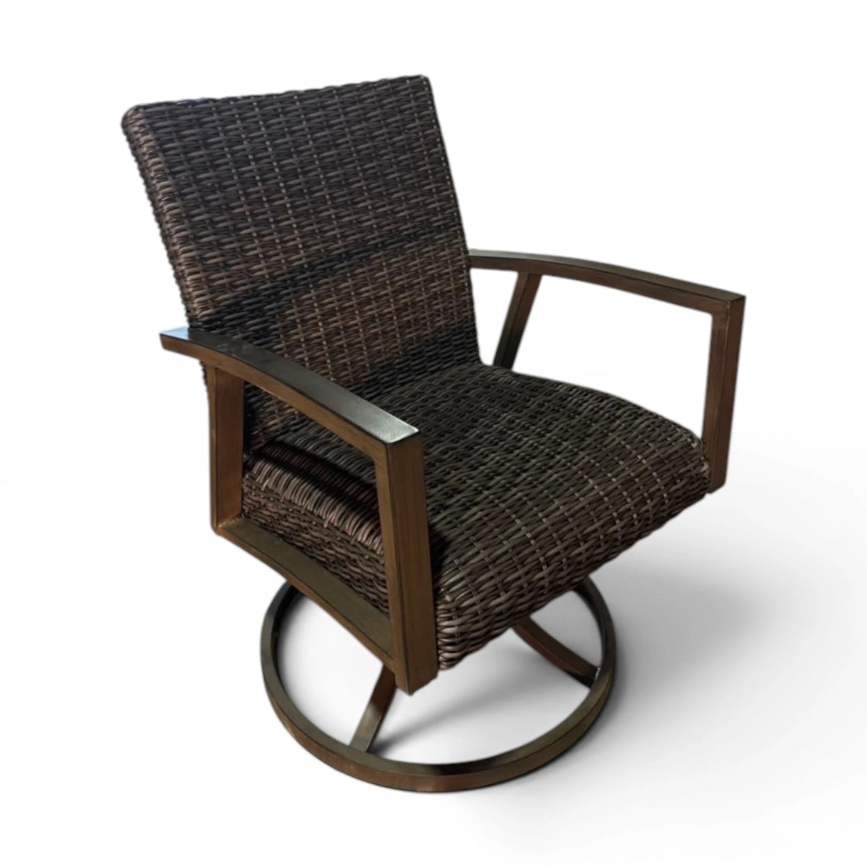 SunVilla Sarasota Outdoor Swivel Rocker Patio Dining Chair