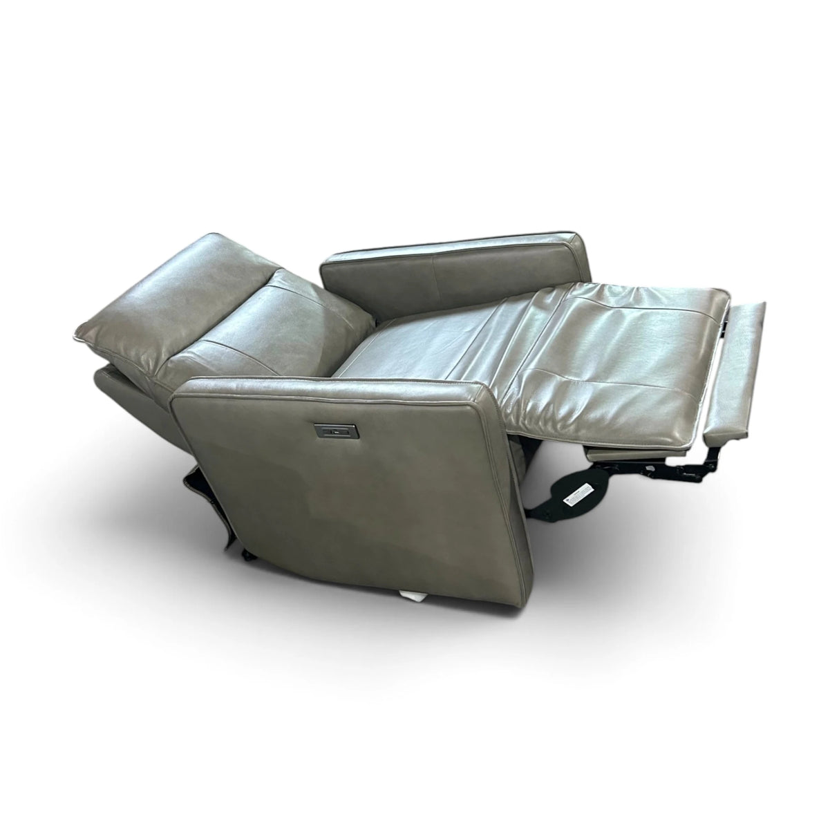 Henredon Keira Zero Gravity Power Leather Recliner with Power Headrest