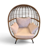SunVilla Elliot Outdoor Wicker Egg Chair with Sunbrella® Cushions