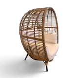 SunVilla Elliot Outdoor Wicker Egg Chair with Sunbrella® Cushions