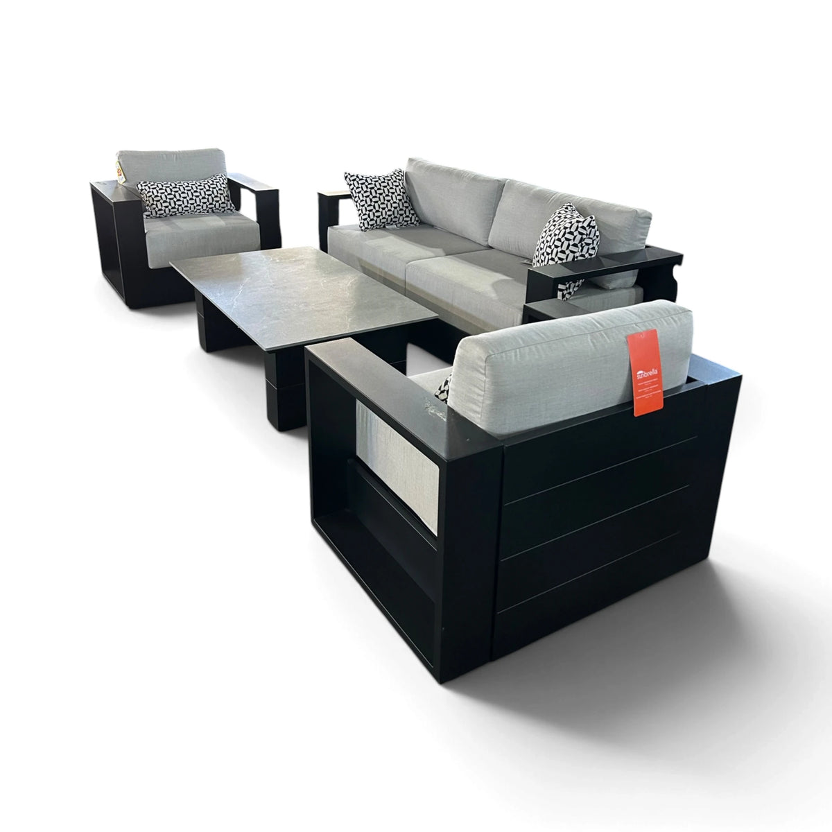 SunVilla Aldous 4-piece Outdoor Patio Seating Set