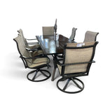 SunVilla Whitehall 8-piece Outdoor Patio Sling Dining Set
