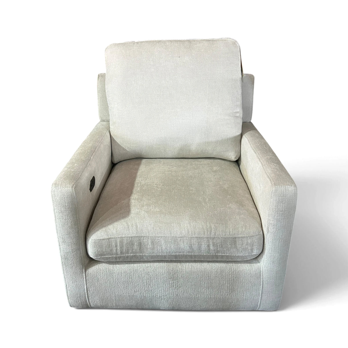 Arland Park Fabric Chair with Ottoman
