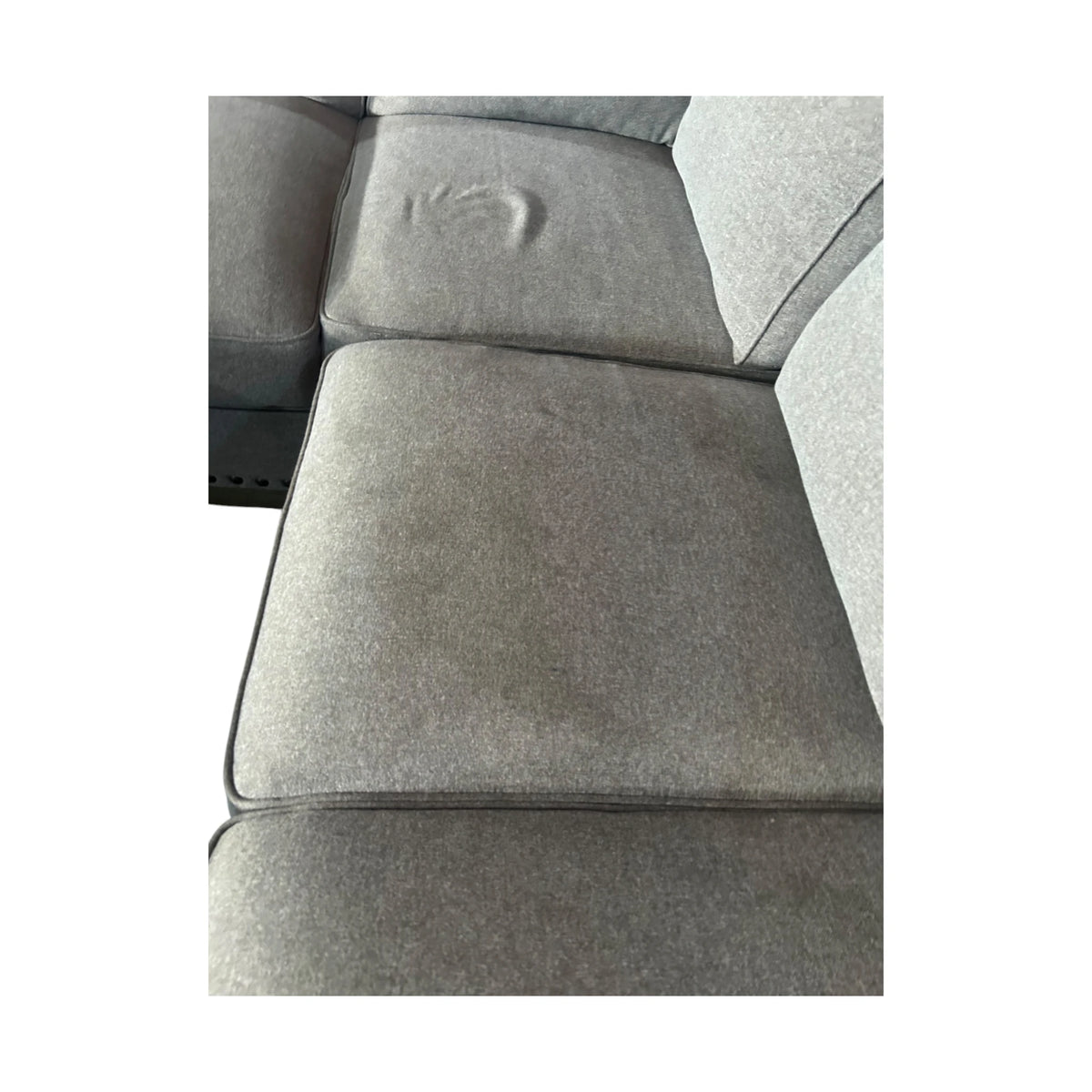 Thomasville Emilee Fabric Sectional with Storage Ottoman