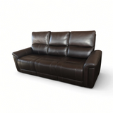 Alba Leather Power Reclining Sofa with Power Headrests