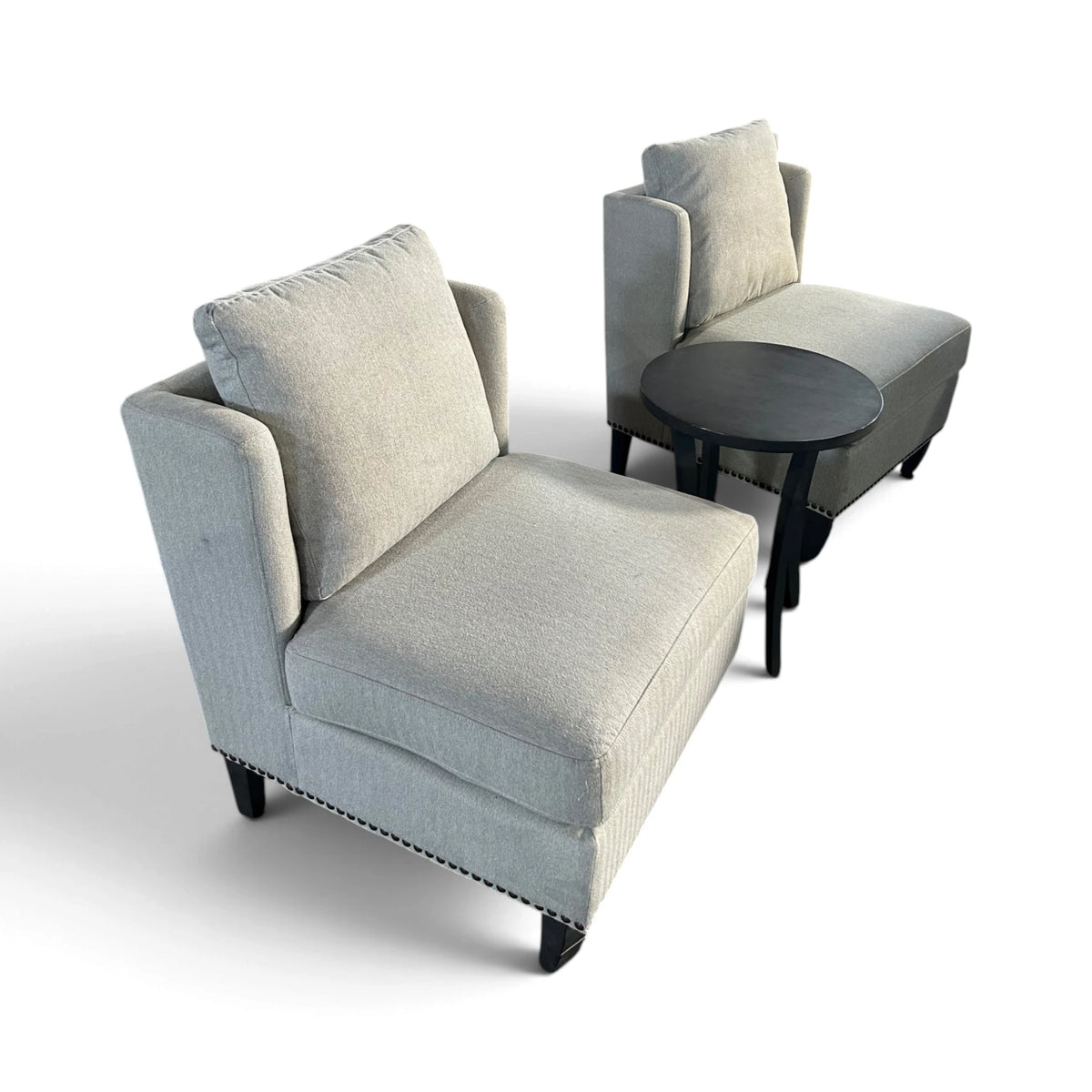 Thomasville Arlo 3-piece Fabric Chair & Accent Table Set