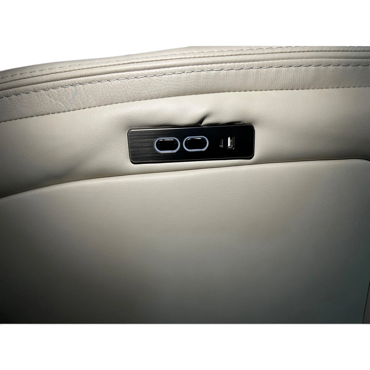 Sanders Leather Power Recliner with Power Headrest