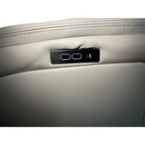 Sanders Leather Power Recliner with Power Headrest
