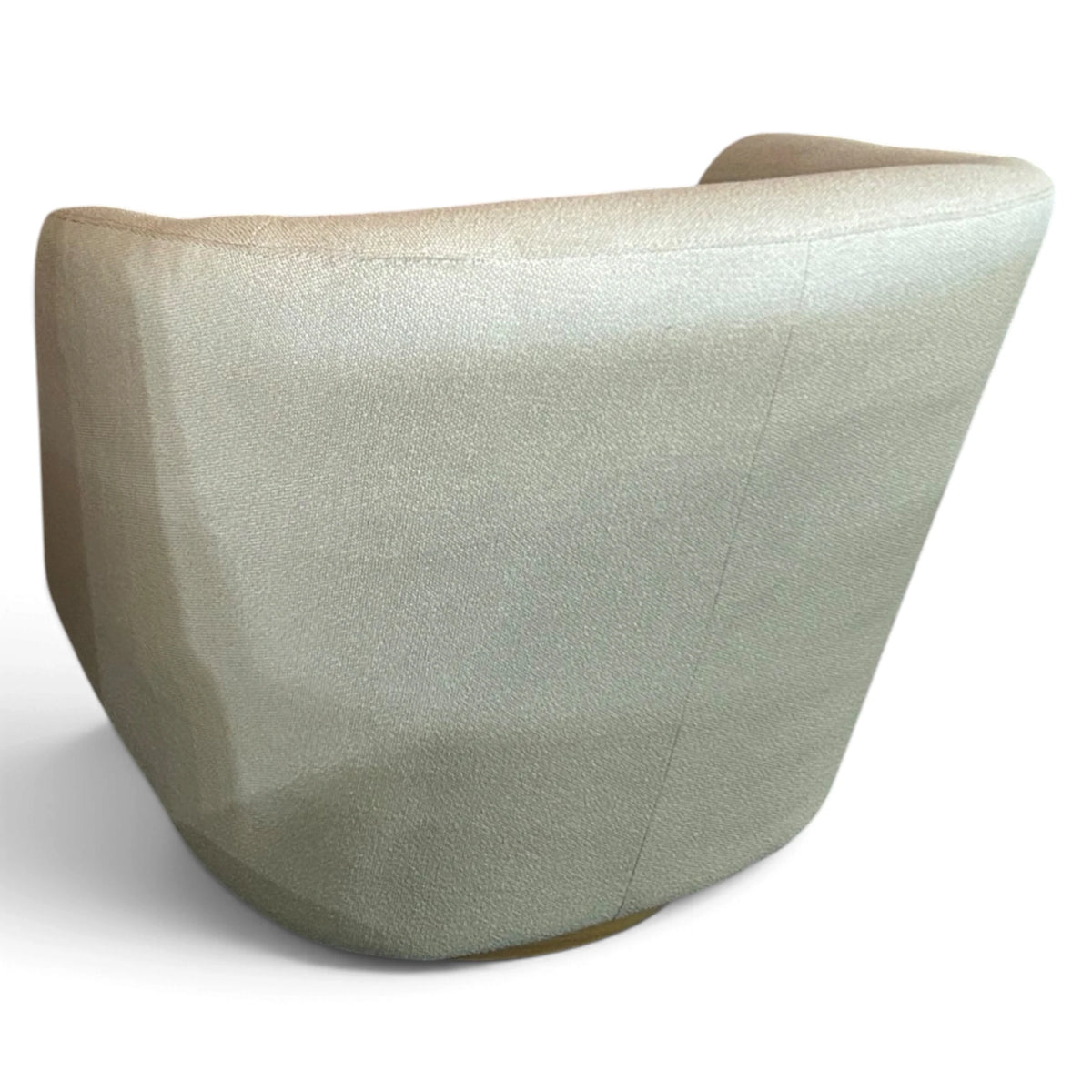 Henredon Murphy Swivel Boucle Chair, Cream