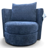 Thomasville Davos Swivel Chairs, 2-pack, Dark Blue