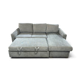 Coddle Cameron Convertible Sofa with Reversible Chaise and Storage, Gray