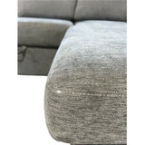Coddle Cameron Convertible Sofa with Reversible Chaise and Storage, Gray