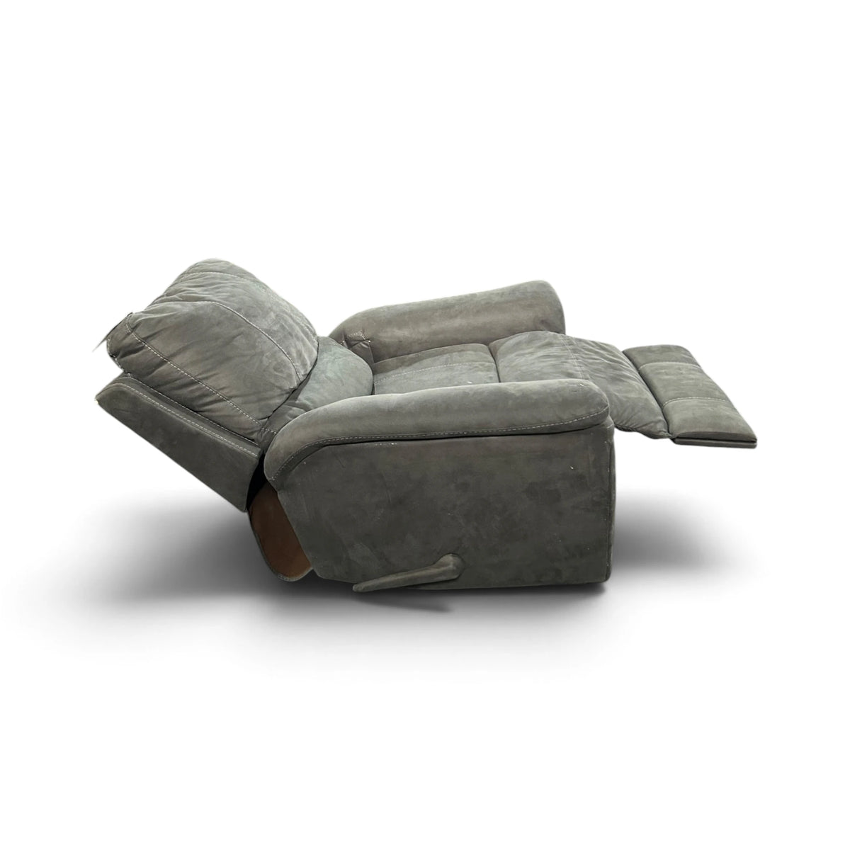 True Innovations Mason Fabric Rocker Recliner, Gray