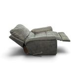 True Innovations Mason Fabric Rocker Recliner, Gray