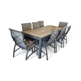 SunVilla Kingston 9-Piece Sling Dining Set