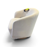 Henredon Murphy Swivel Boucle Chair, Cream