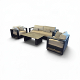 SunVilla Aldous 4-piece Outdoor Patio Seating Set