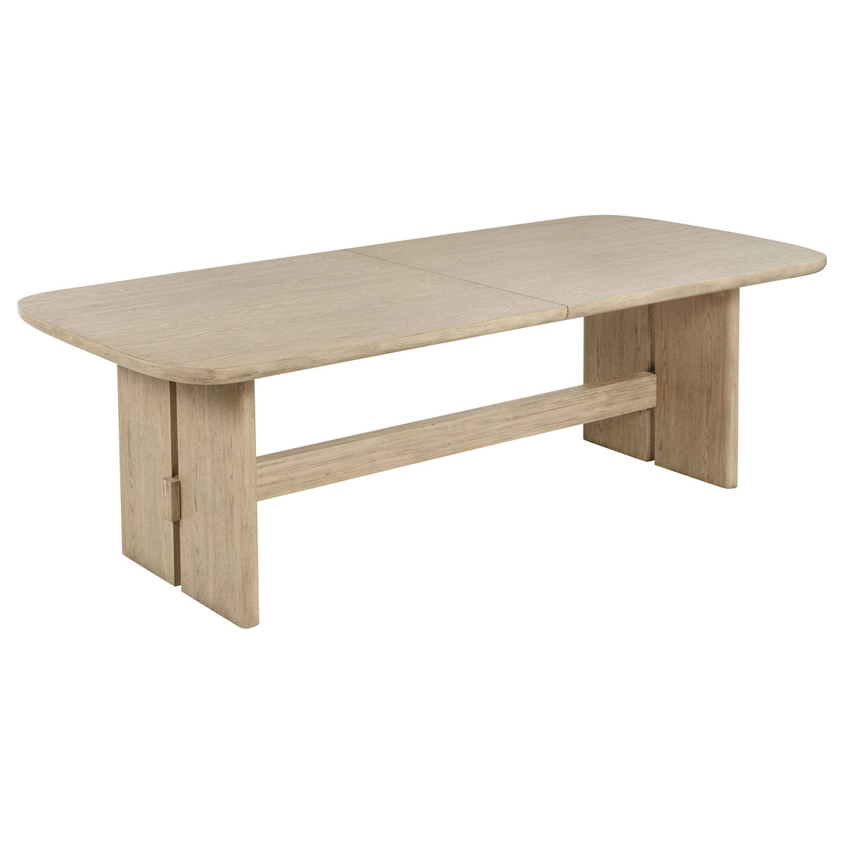 Kimpton - Rectangular Dining Table With Extension Leaf - Beige