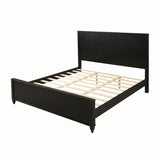 Fluted Platform Bed Frame, No Box Spring Needed