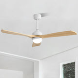 52" Ceiling Fan With Dimmable LED Light, 6 Speed DC Motor, 3 Blades