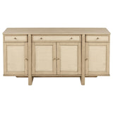 Kimpton - 4 Door Sideboard Buffet Cabinet - Beige