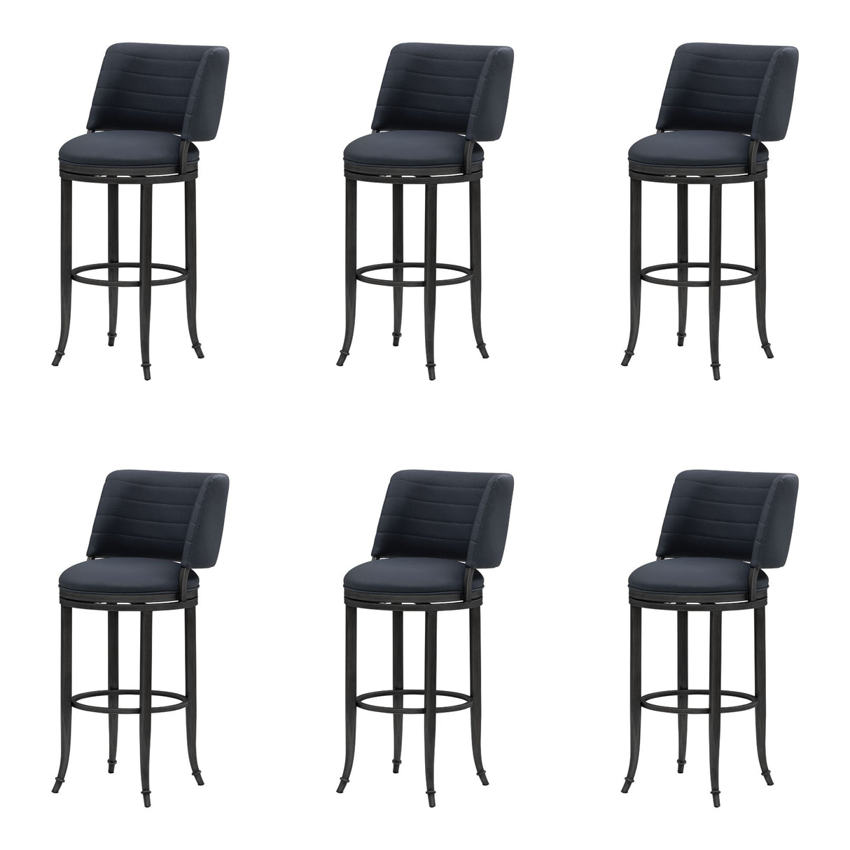 Torres - Upholstered Swivel Barstool
