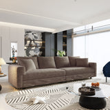 Modern Comfy Upholstered Sofa Cloud Couch & Deep Seat Couches
