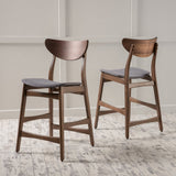 Elegant Counter Height Chair With Cushioned Seat